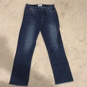 Paige Denim Frayed Ankle-size 29